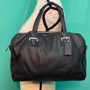 Coach Taylor Y2K black Shoulder/Satchel with Silver Accents